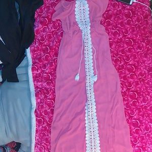 Strapless Lined Maxi Dres sz S